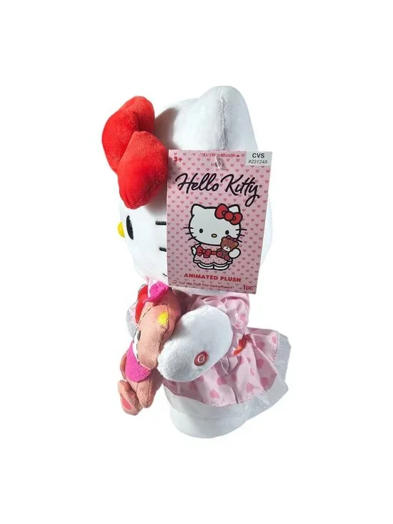 2026 Hello Kitty Valentines Side Stepper Animated Plush BRAND NEW EARLY RELEASE - Picture 4 of 8